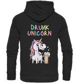 "Drunk Unicorn" | Hoodie Unisex [Backprint]