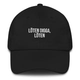 Baseballkappe "Löten Digga, Löten" schwarz