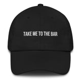 Baseballkappe "Take Me To The Bar" schwarz