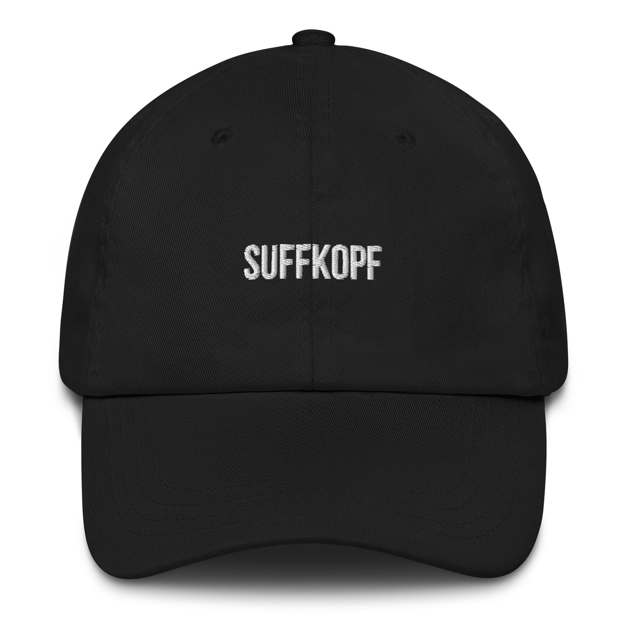 Baseballkappe "Suffkopf" schwarz