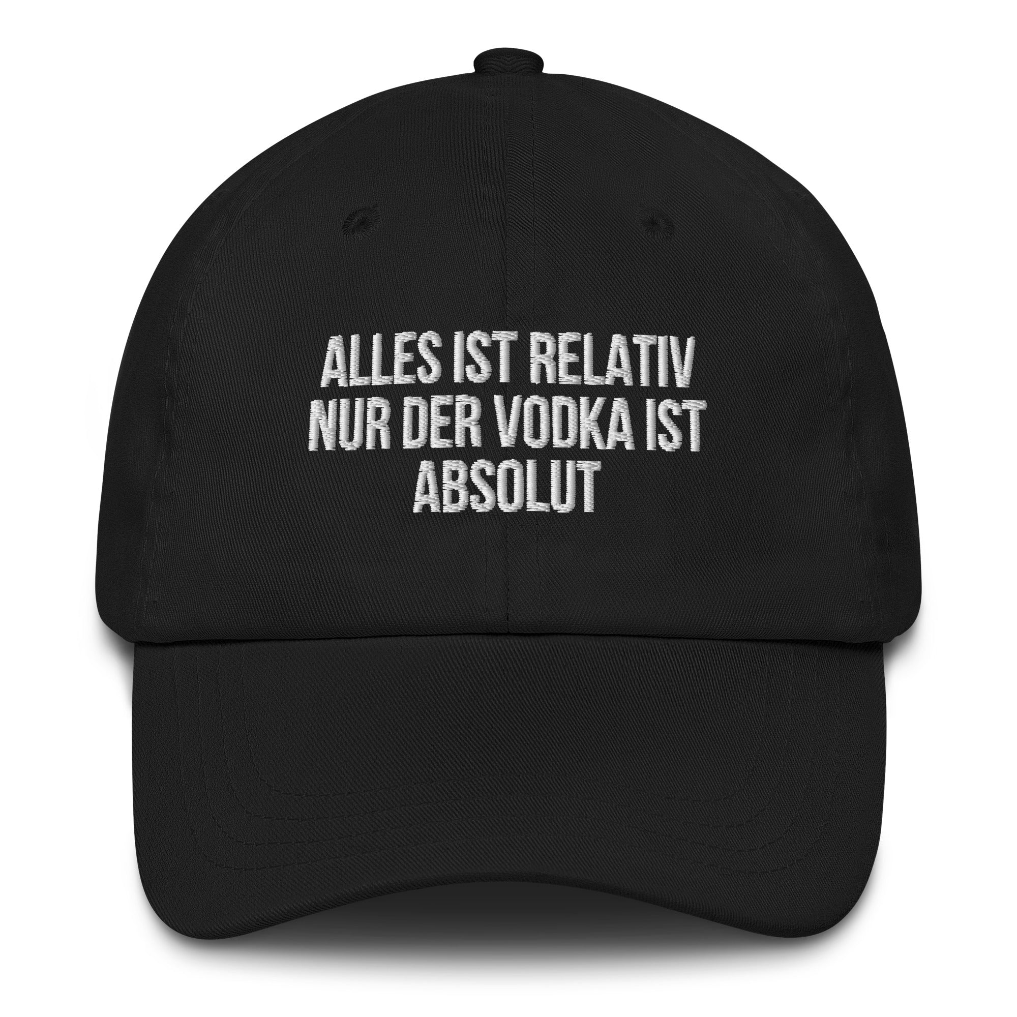 Baseballkappe "Vodka Ist Absolut" schwarz