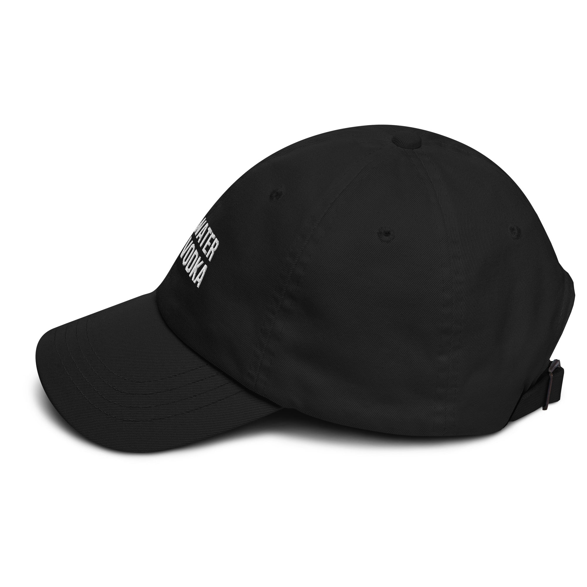 Baseballkappe "Save Water, Drink Vodka" schwarz