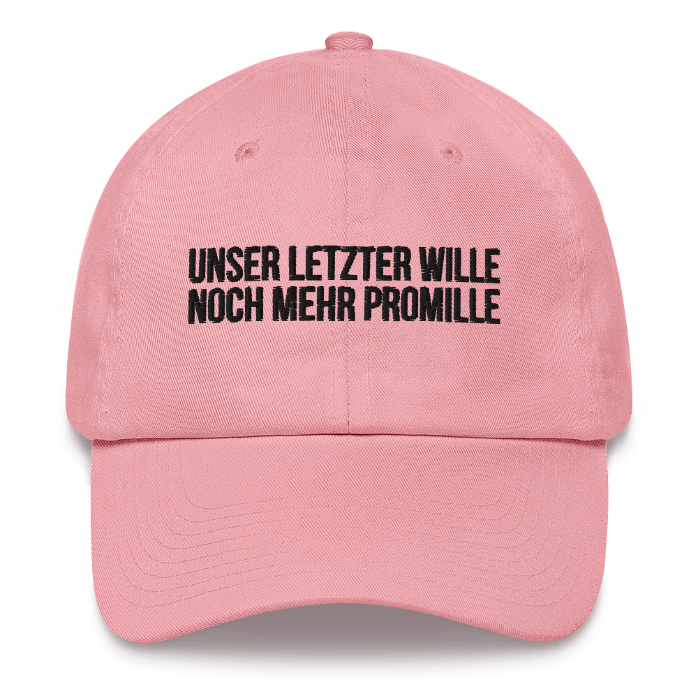 Baseballkappe "Unser Letzter Wille"
