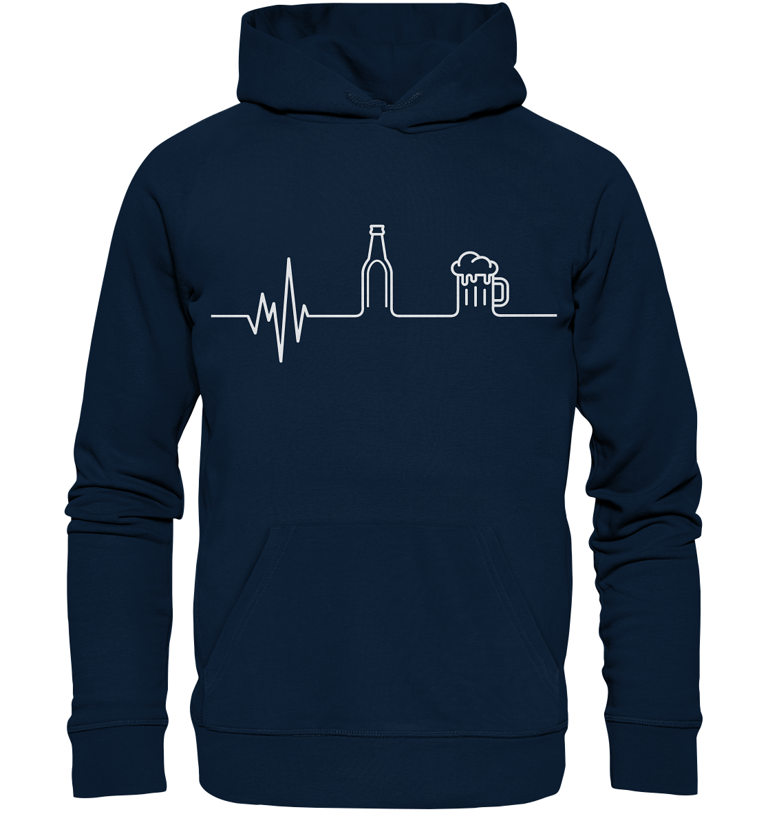 "Bier Herzschlag" | Hoodie Unisex