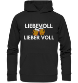 "Liebevoll - Lieber Voll" | Hoodie Unisex