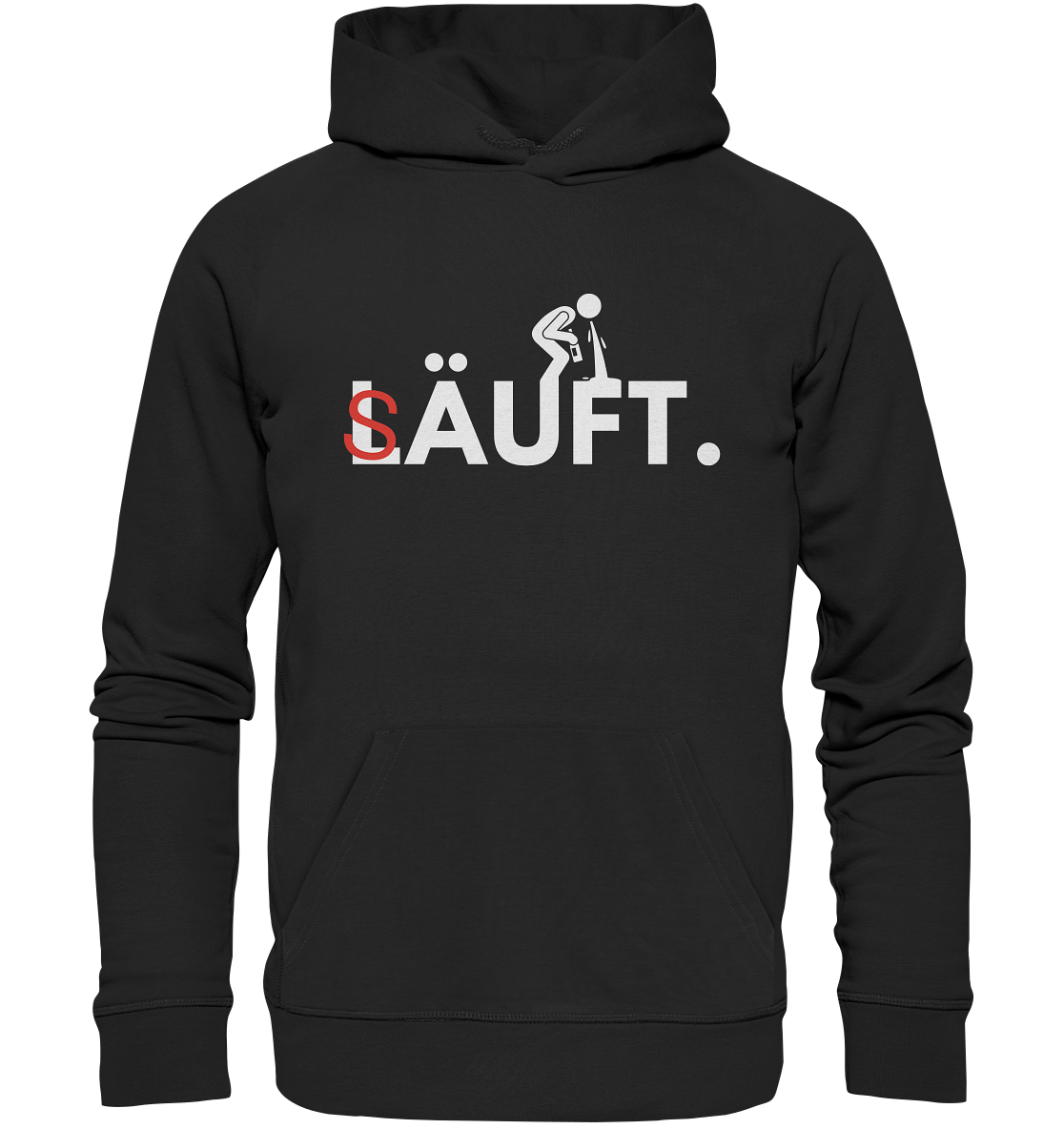 "Läuft/Säuft" | Hoodie Unisex