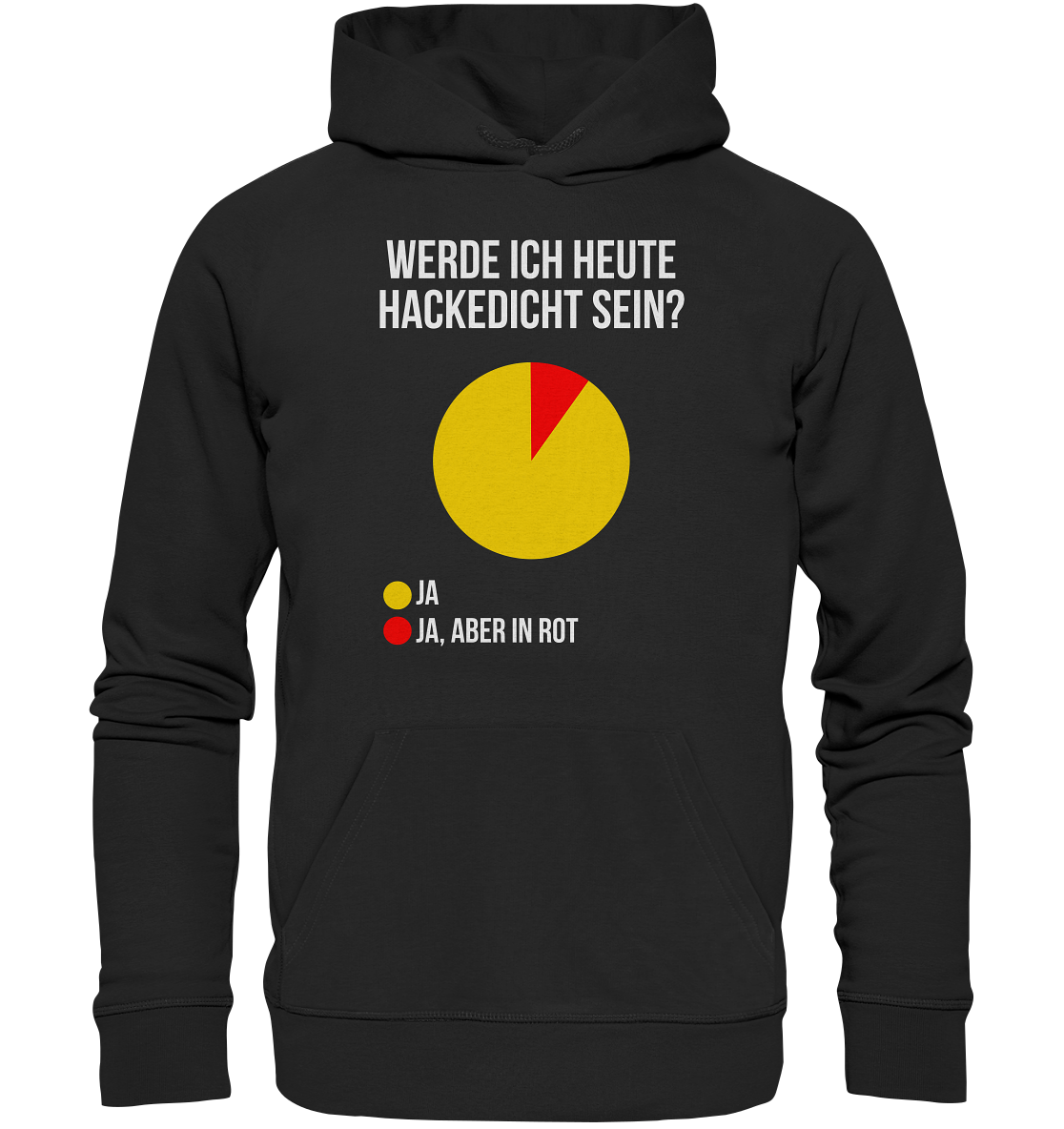 "Werde Ich Heute Hackedicht Sein?" | Hoodie Unisex