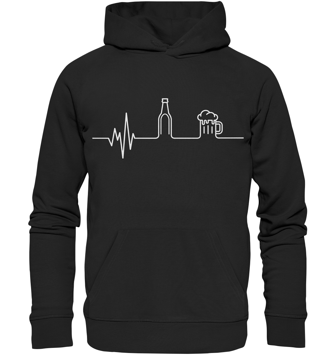 "Bier Herzschlag" | Hoodie Unisex