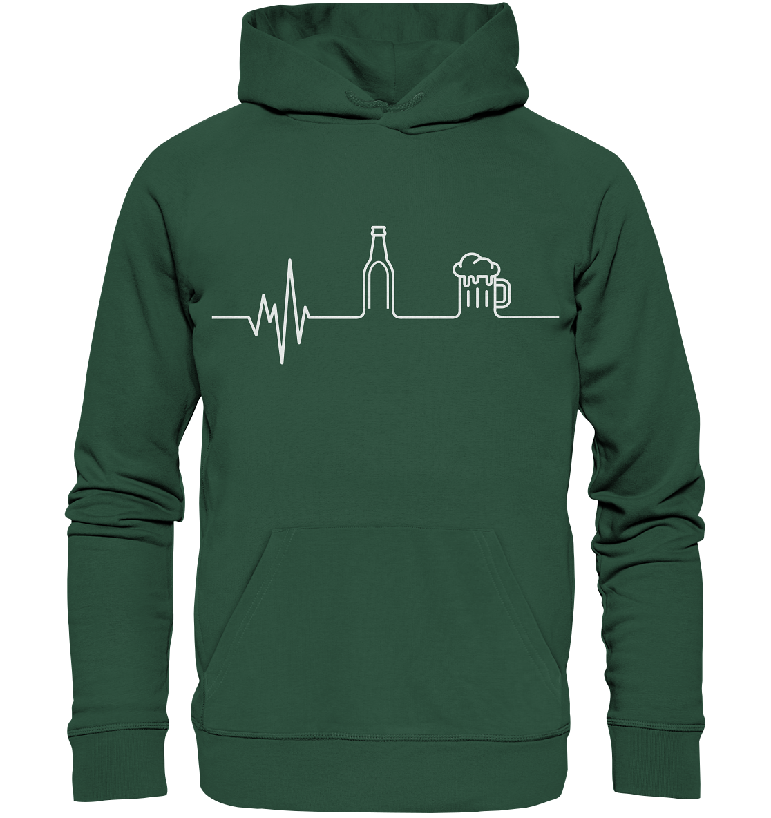 "Bier Herzschlag" | Hoodie Unisex