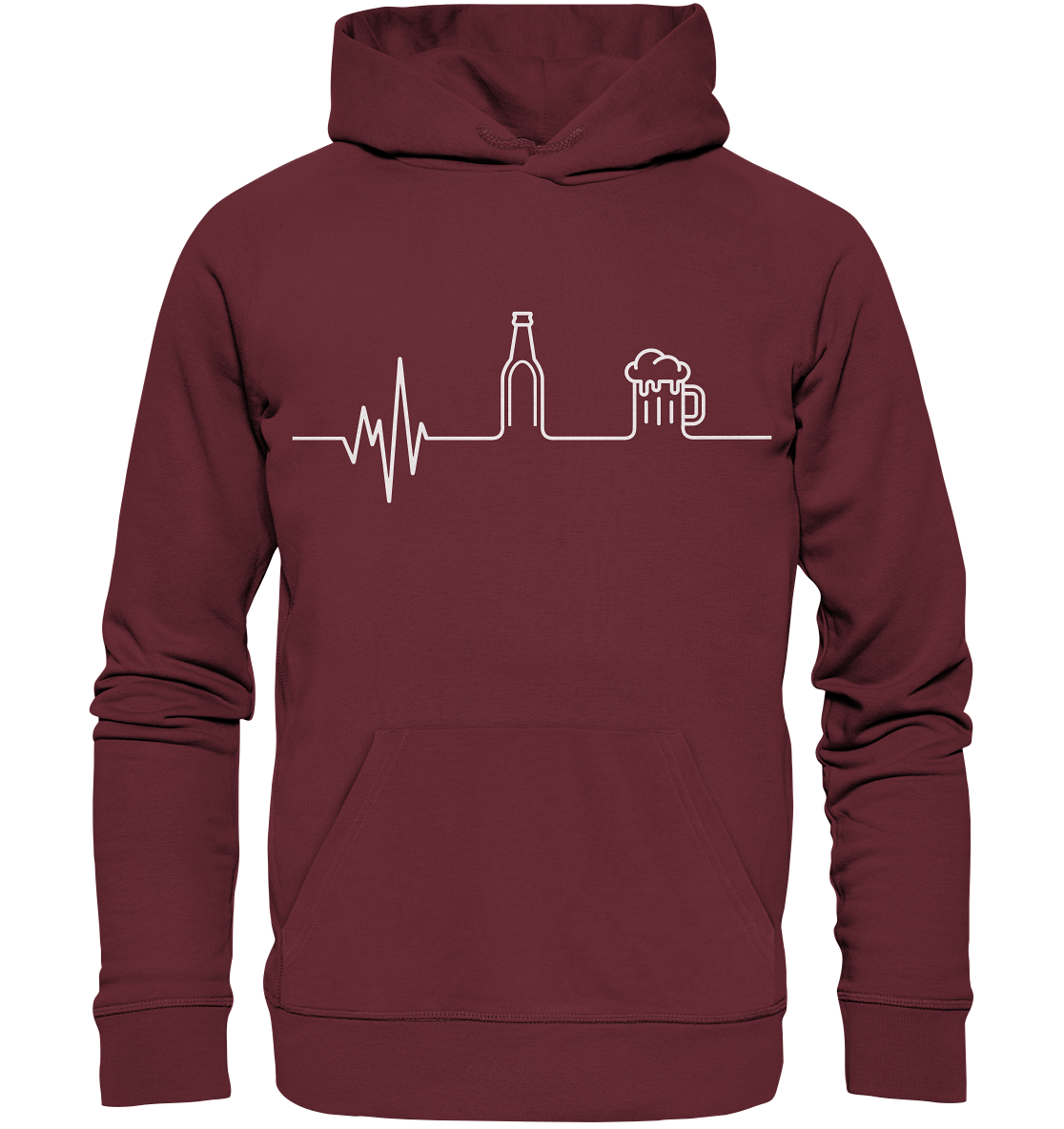 "Bier Herzschlag" | Hoodie Unisex