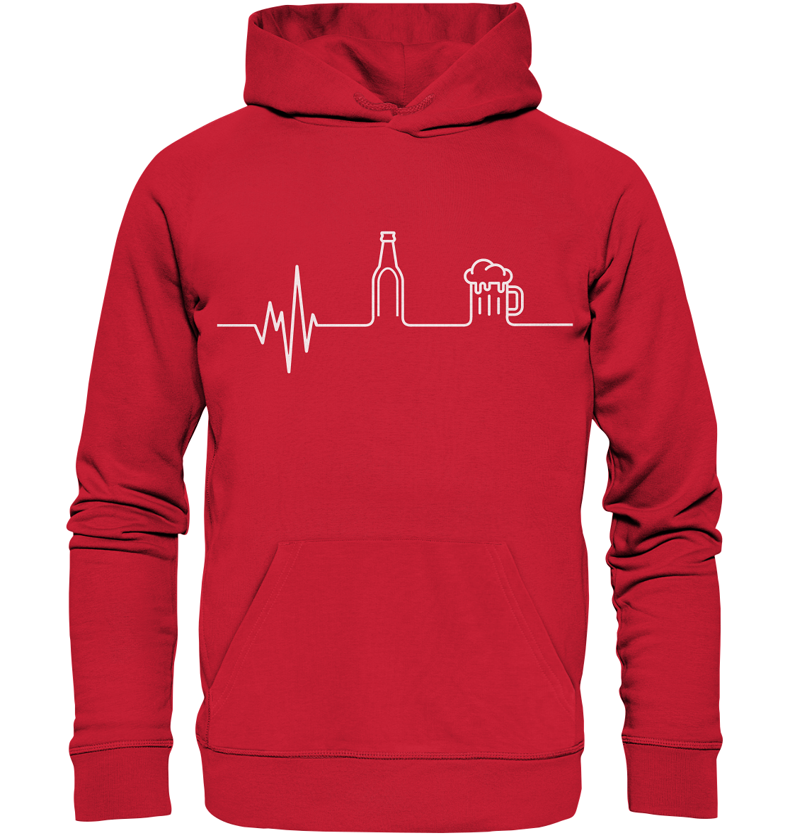 "Bier Herzschlag" | Hoodie Unisex
