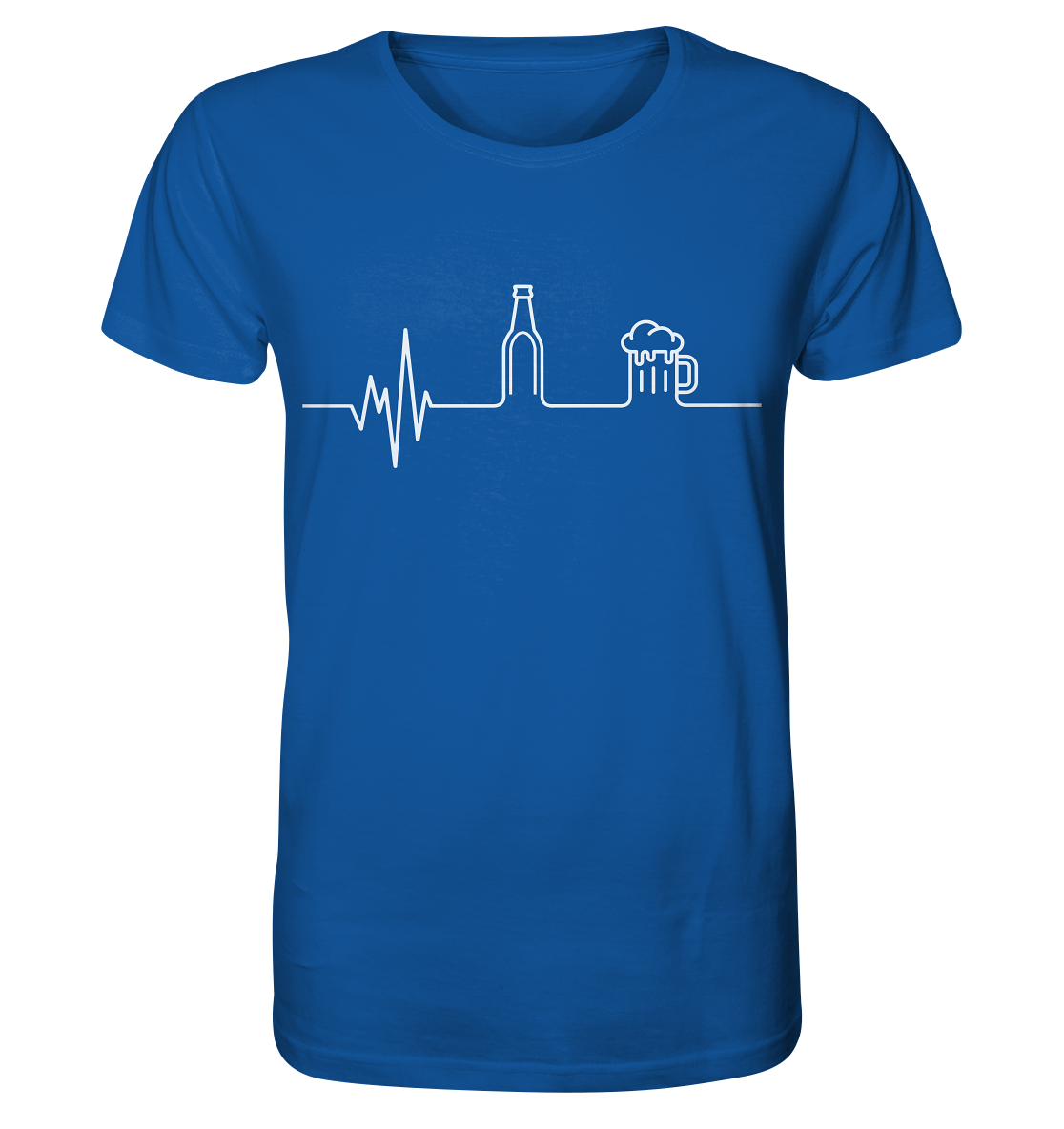 "Bier Herzschlag" - Organic Shirt