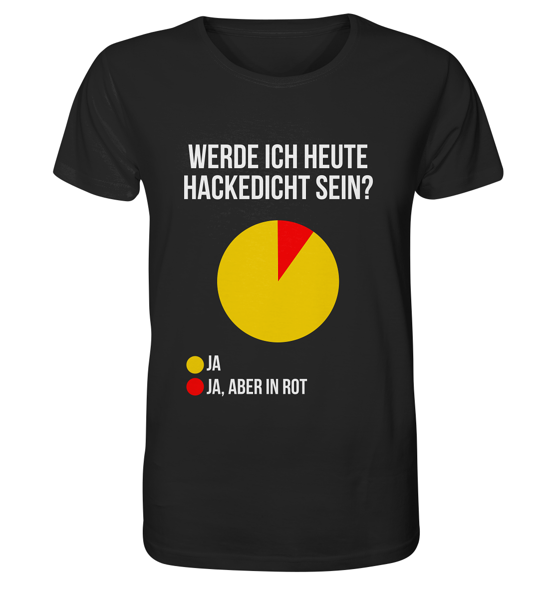 "Werde Ich Heute Hackedicht Sein?" | T-Shirt Unisex