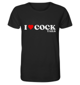 "I Love COCKtails" | T-Shirt Unisex schwarz - Organic Shirt