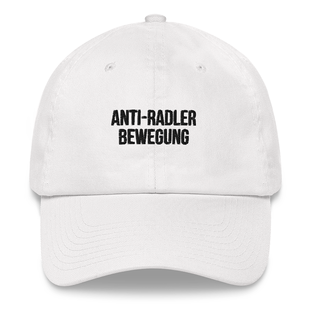 Baseballkappe "Anti-Radler Bewegung"