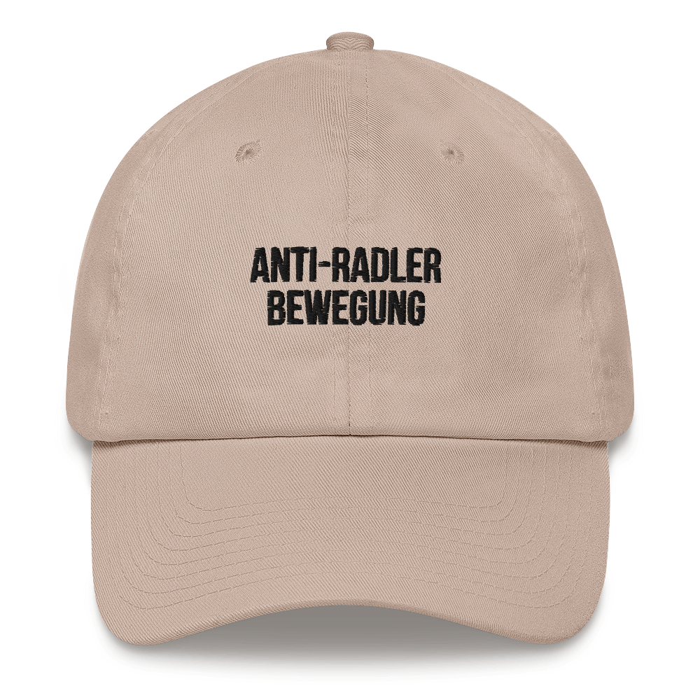 Baseballkappe "Anti-Radler Bewegung"