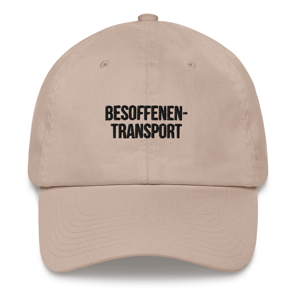Baseballkappe "Besoffenentransport"
