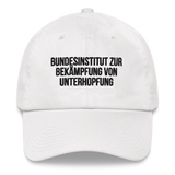Baseballkappe "Bundesinstitut Zur Bekämpfung Von Unterhopfung"