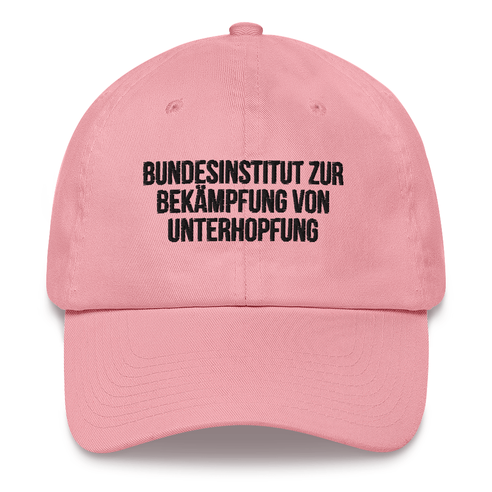 Baseballkappe "Bundesinstitut Zur Bekämpfung Von Unterhopfung"