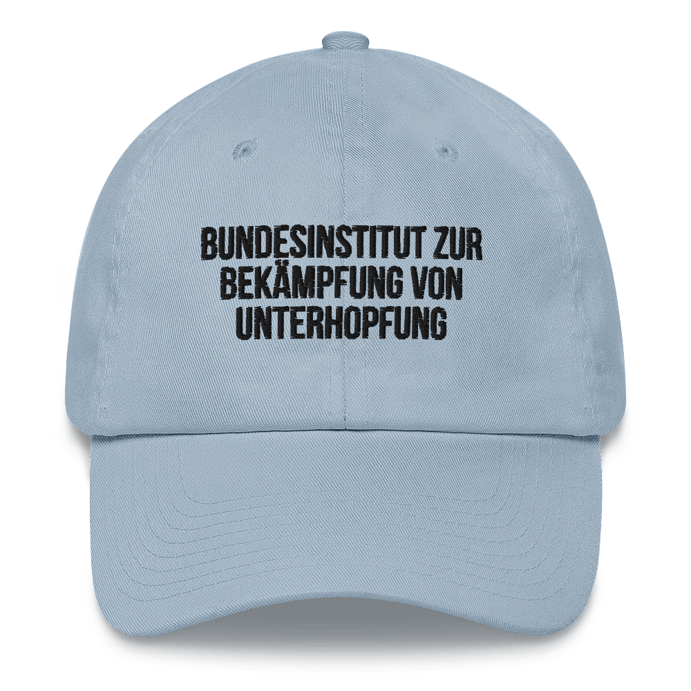 Baseballkappe "Bundesinstitut Zur Bekämpfung Von Unterhopfung"