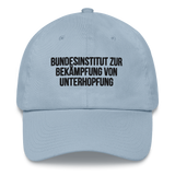 Baseballkappe "Bundesinstitut Zur Bekämpfung Von Unterhopfung"