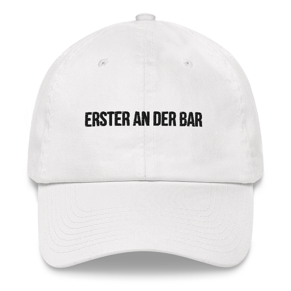 Baseballkappe "Erster An Der Bar"