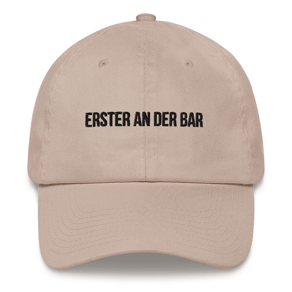 Baseballkappe "Erster An Der Bar"