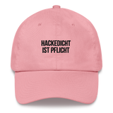 Baseballkappe "Hackedicht Ist Pflicht"