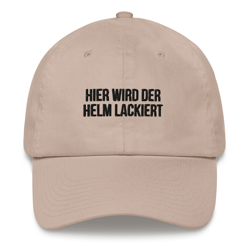 Baseballkappe "Hier Wird Der Helm Lackiert"
