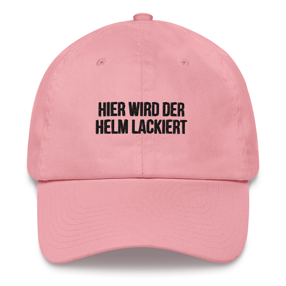 Baseballkappe "Hier Wird Der Helm Lackiert"
