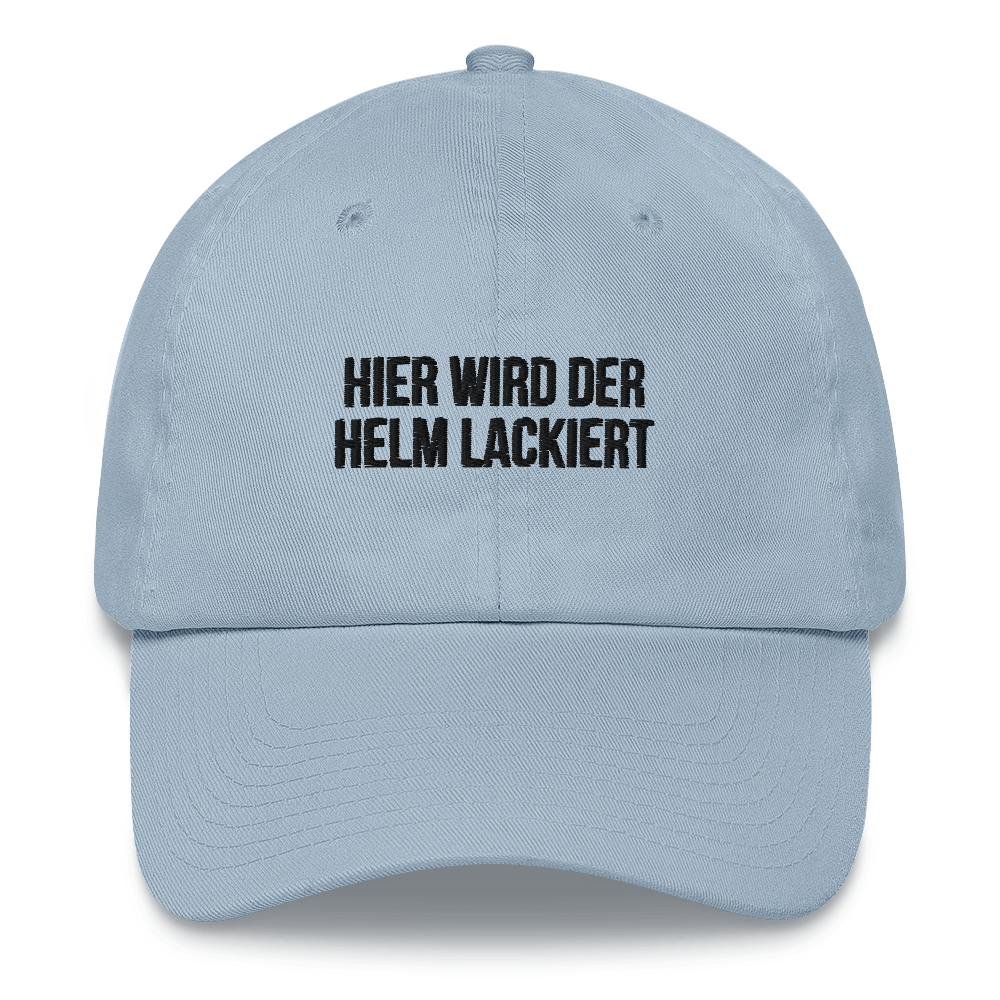 Baseballkappe "Hier Wird Der Helm Lackiert"