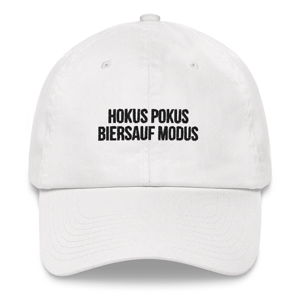 Baseballkappe "Hokus Pokus Biersauf Modus"