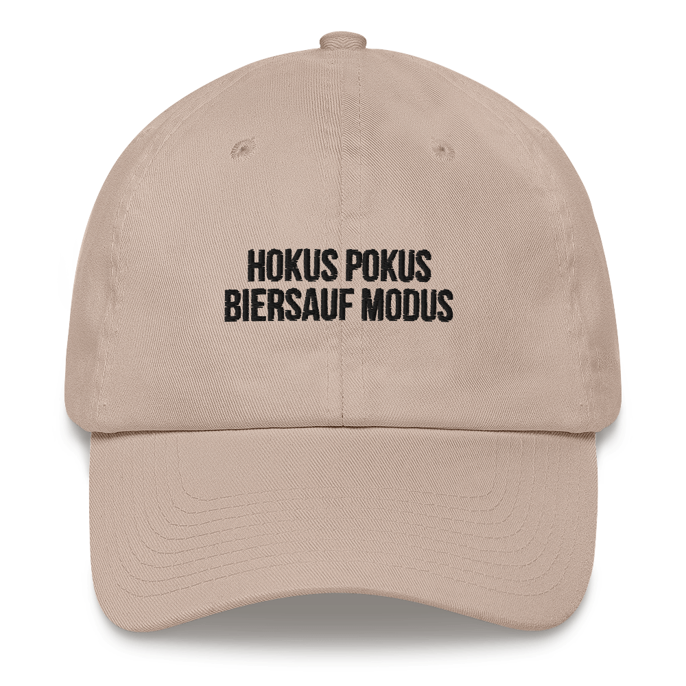Baseballkappe "Hokus Pokus Biersauf Modus"