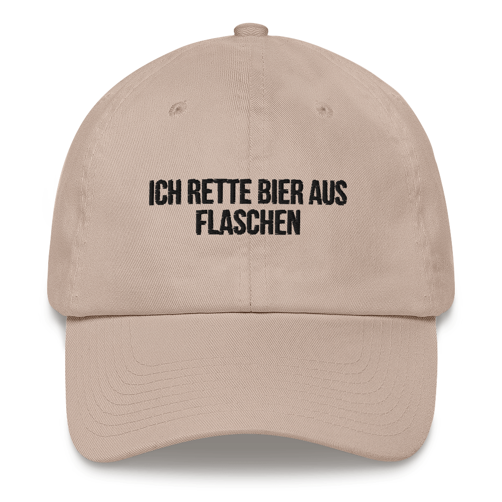 Baseballkappe "Ich Rette Bier Aus Flaschen"