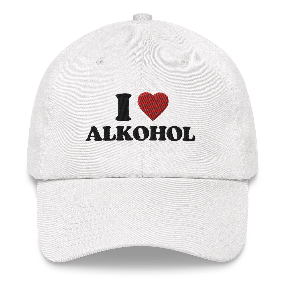 Baseballkappe "I Love Alkohol"