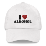 Baseballkappe "I Love Alkohol"