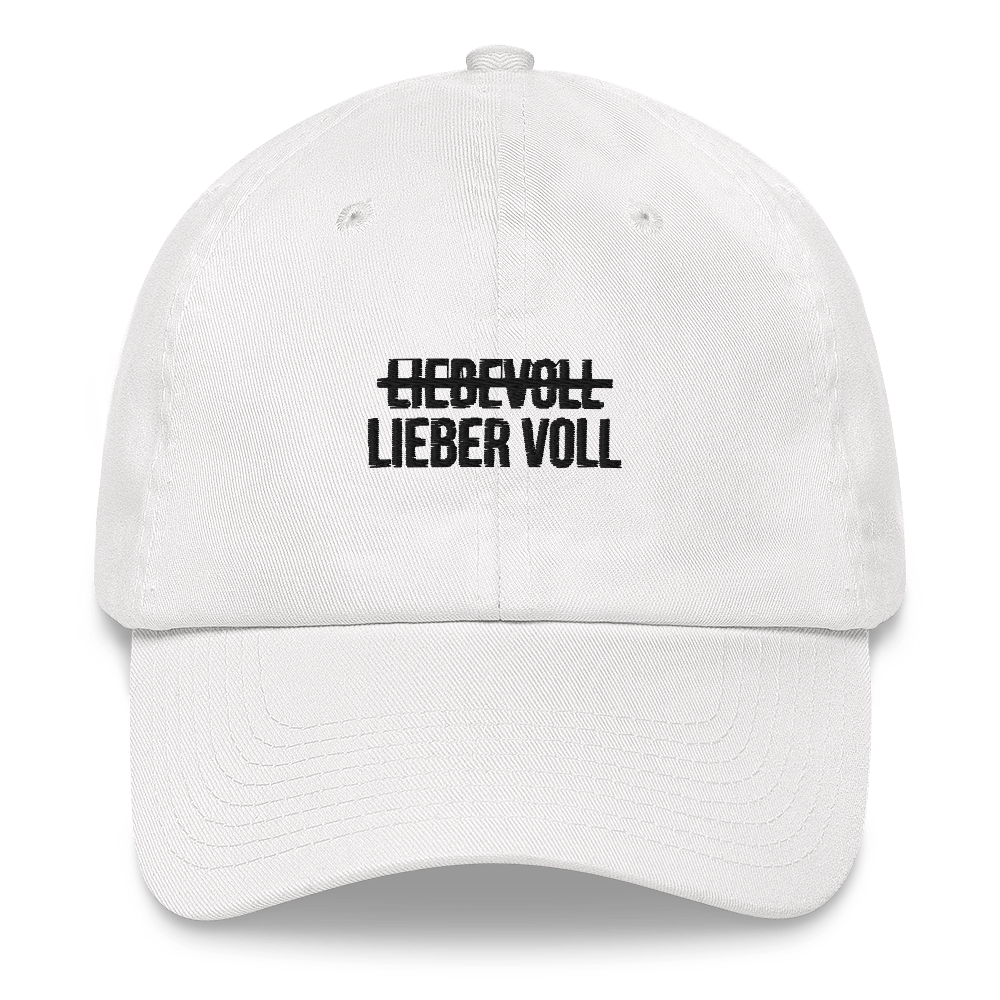 Baseballkappe "Liebevoll / Lieber Voll"