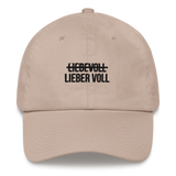 Baseballkappe "Liebevoll / Lieber Voll"