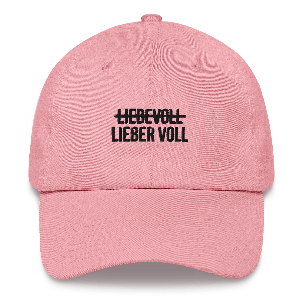 Baseballkappe "Liebevoll / Lieber Voll"