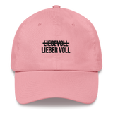 Baseballkappe "Liebevoll / Lieber Voll"