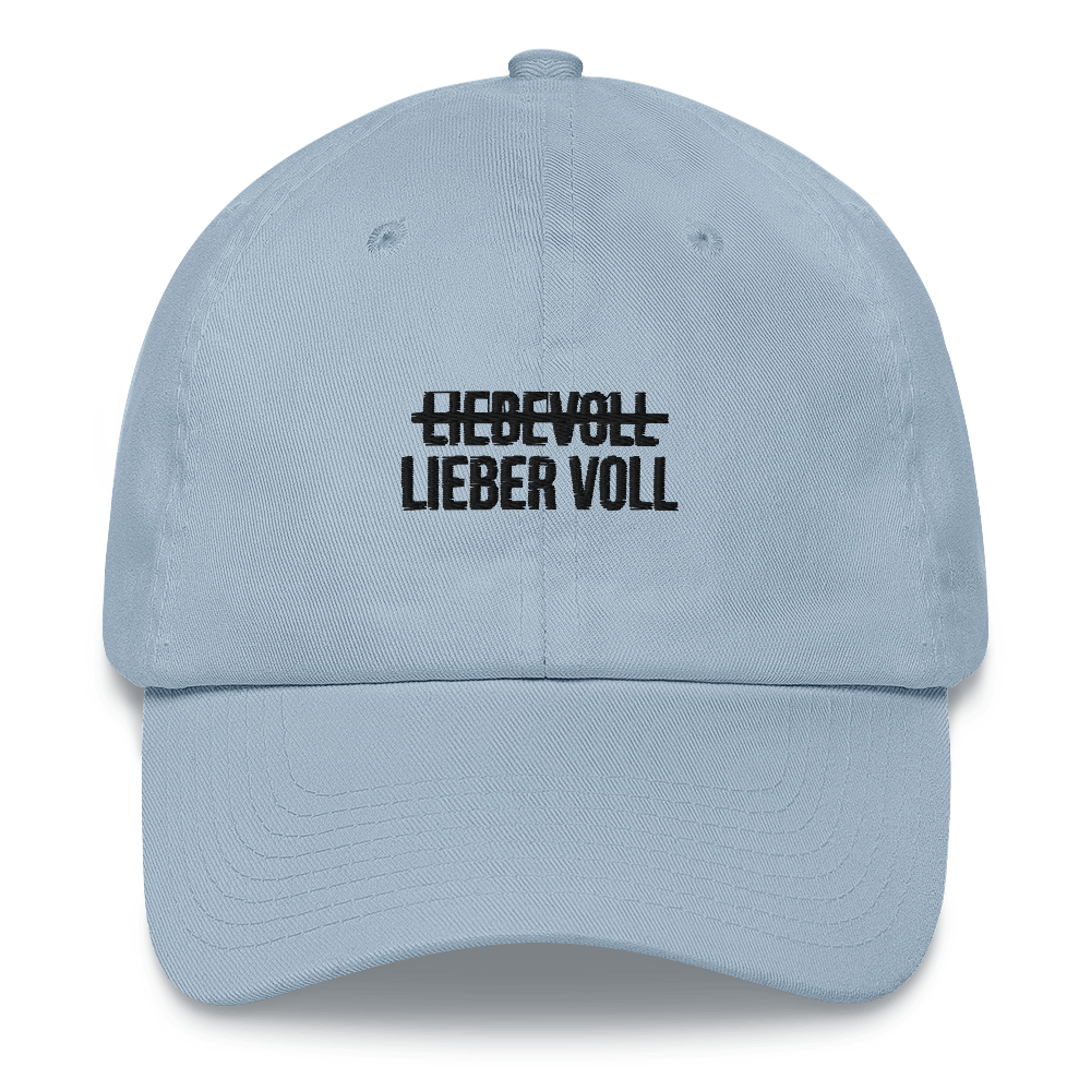 Baseballkappe "Liebevoll / Lieber Voll"