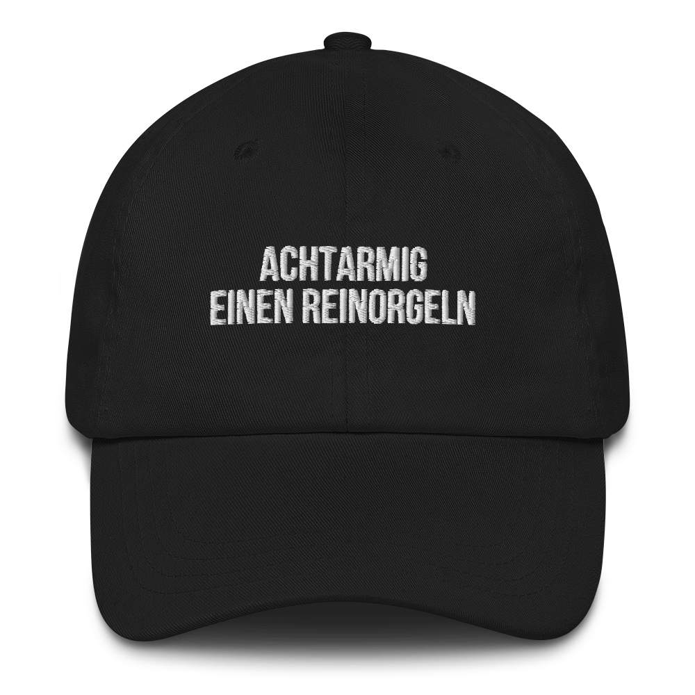 Baseballkappe "Achtarmig Einen Reinorgeln" schwarz