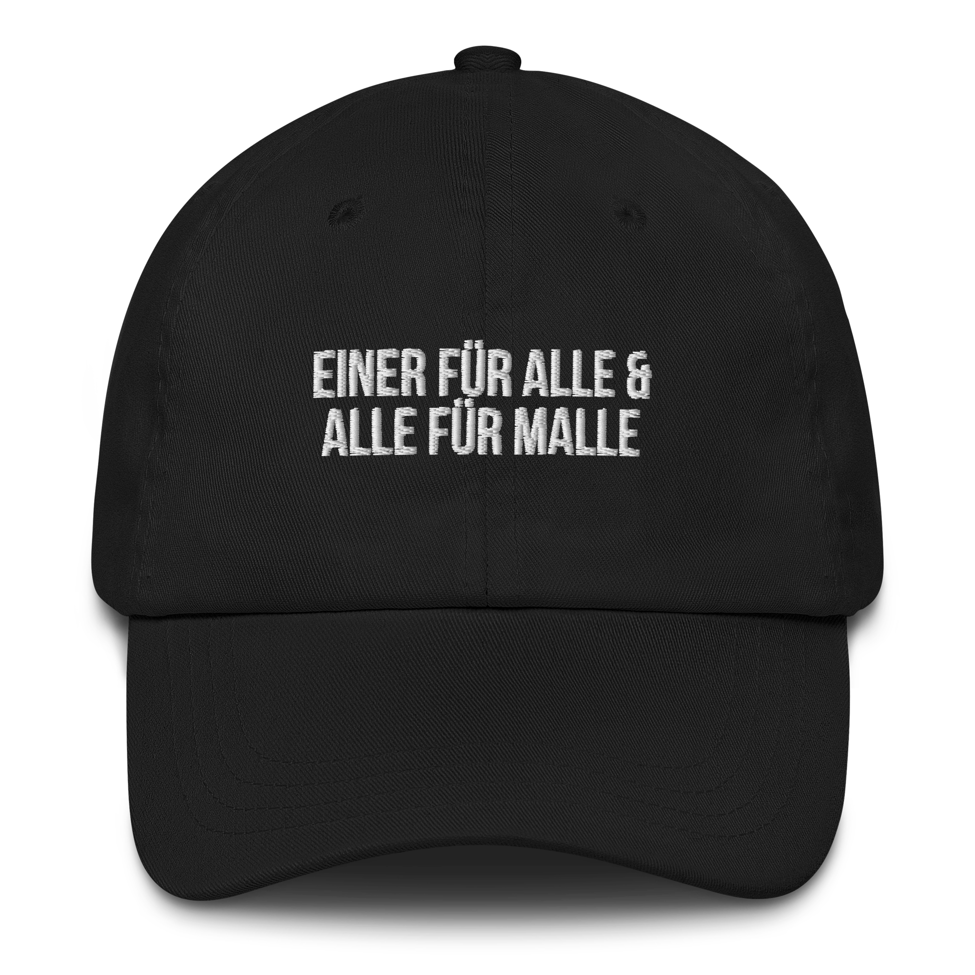 Baseballkappe "Alle Für Malle" schwarz