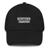 Baseballkappe "Besoffenentransport" schwarz