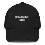 Baseballkappe "Bierannahme-Stelle" schwarz