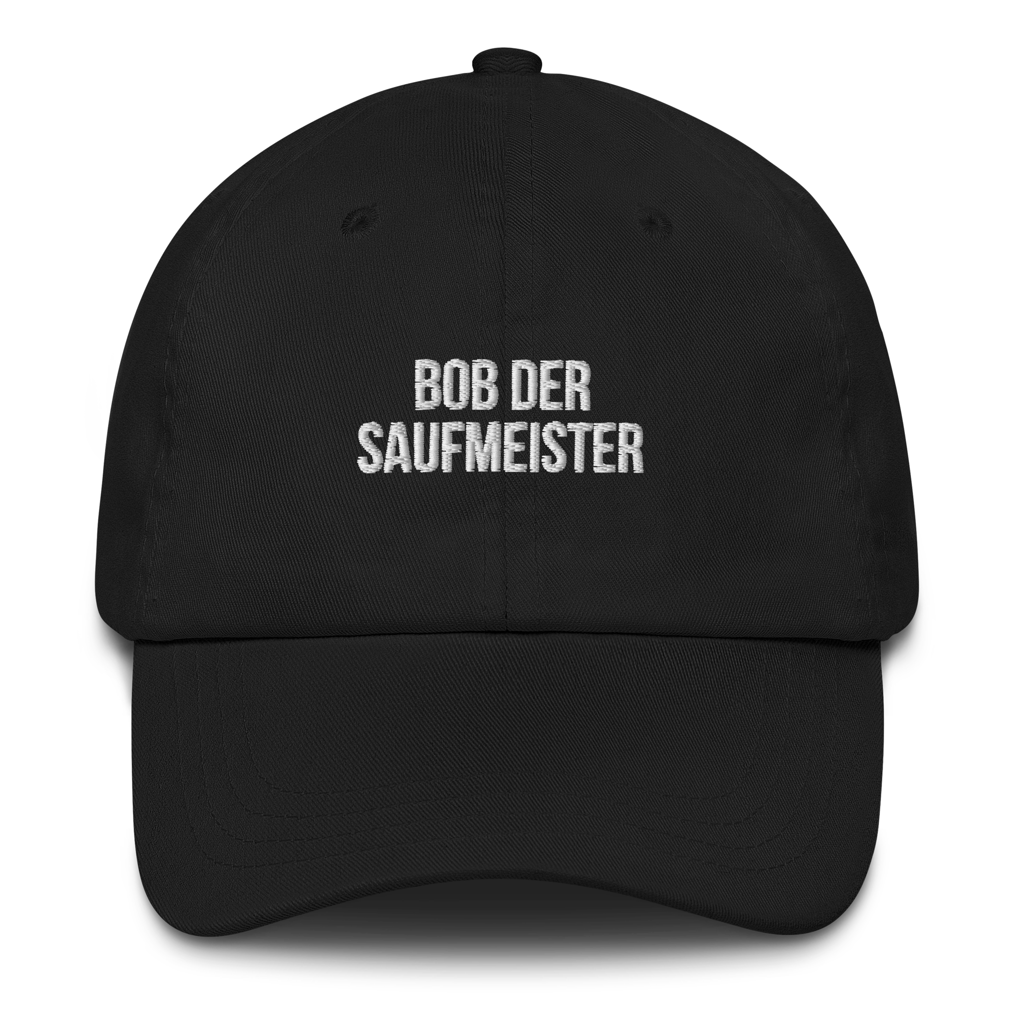 Baseballkappe "Bob Der Saufmeister" schwarz