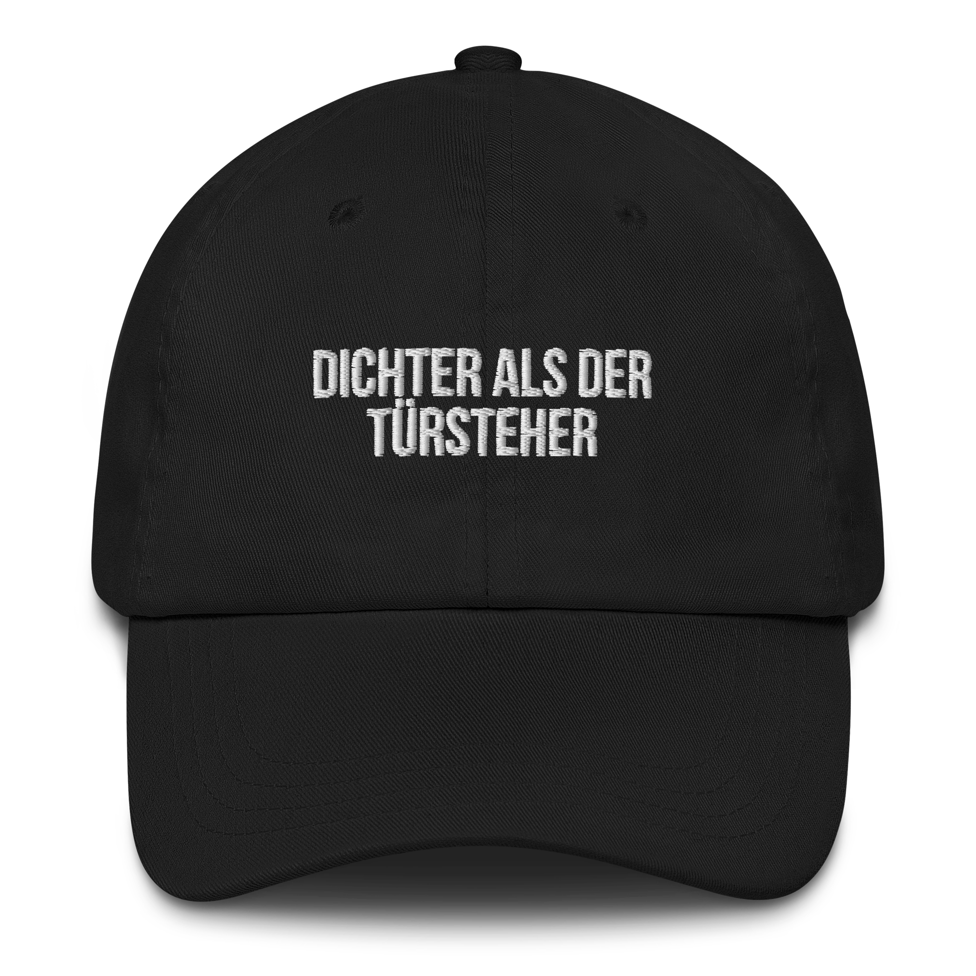 Baseballkappe "Dichter Als Der Türsteher" schwarz