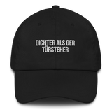 Baseballkappe "Dichter Als Der Türsteher" schwarz