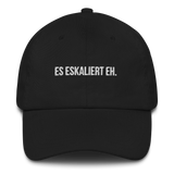 Baseballkappe "Es Eskaliert Eh." schwarz
