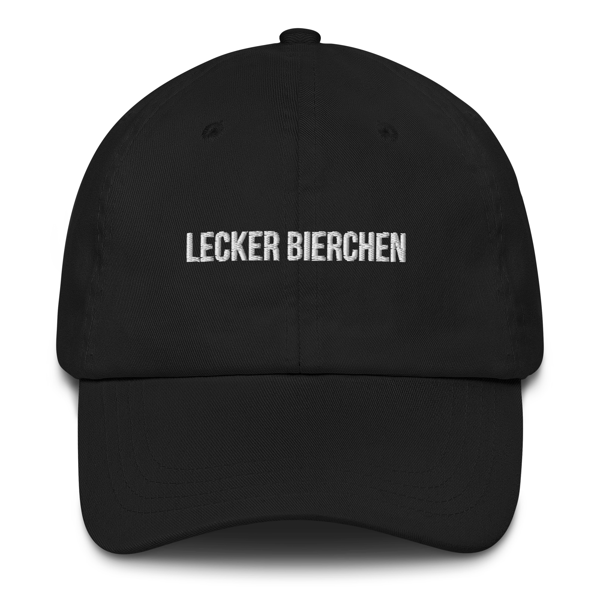 Baseballkappe "Lecker Bierchen" schwarz